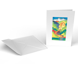 Peakdale Ready-outlined Silk Greetings Cards