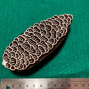 Wood Block Stamp - Pine Cone (1)