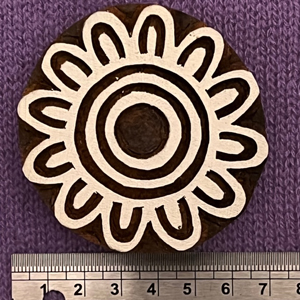 Large Circle Wood Block Stamp 11 (2)