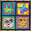 Ideen ready-outlined square silk scarf 55 x 55cm - Quattro DISC (2)