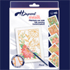 H Dupont Ready-outlined Greetings Card Set - Floral NEW