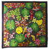 Bassin Japonais by Pierre Willocq - ready-outlined square silk scarf (supplier out of stck) (1 left)