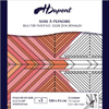 Triangles H Dupont ready-outlined 180cm long silk scarf NEW DUE MAY (don't order yet)
